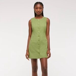 A&F Mara Linen Button-Down Dress